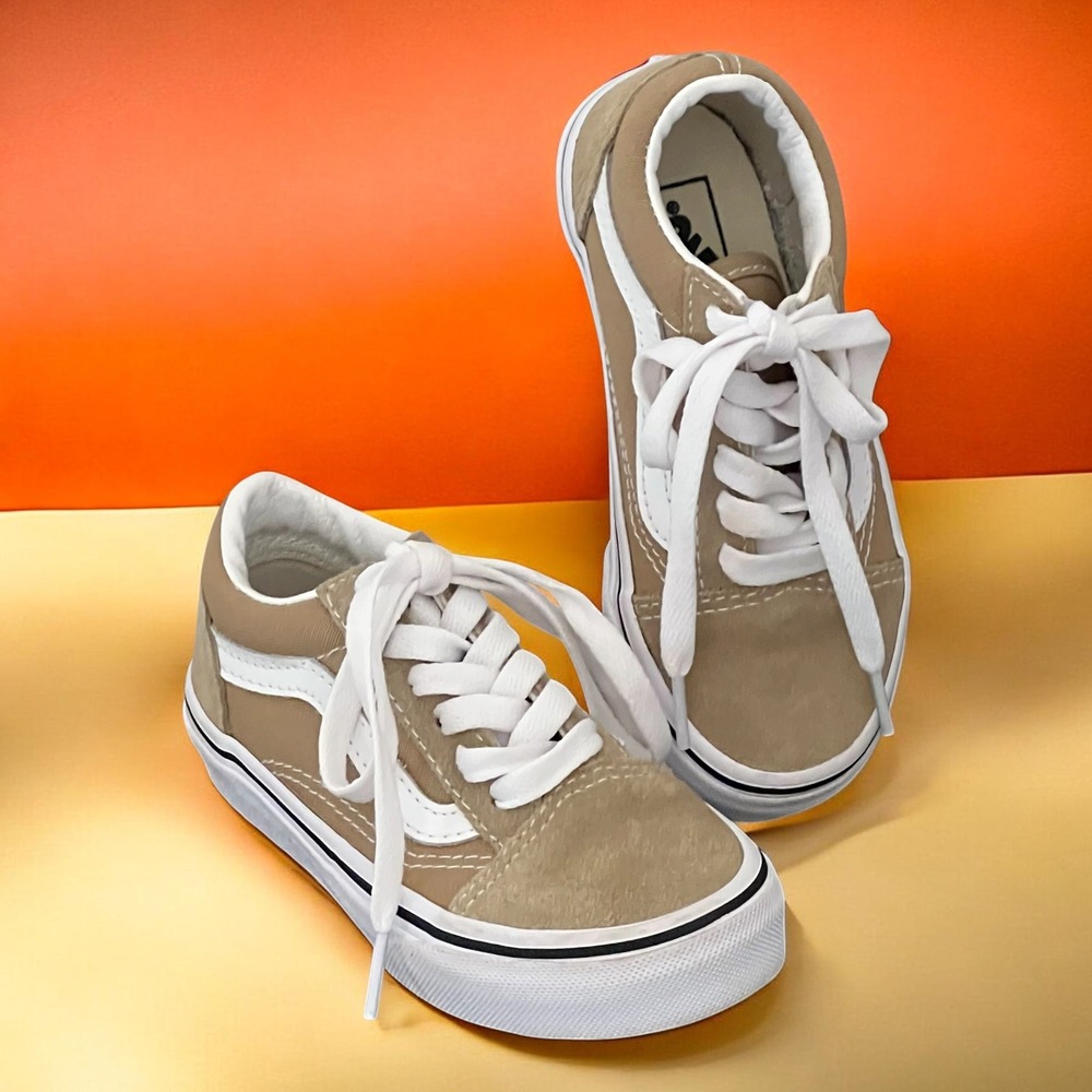 Vans Old Skool Kids Sneakers Suede Canvas Skate Shoes 10.5 US Kids 508357 - Picture 13 of 13